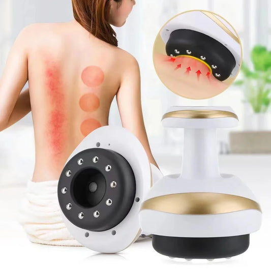 Appareil de massage électrique, anti-cellulite, grattage, canettes sous vide, ventouse chauffante, brûleur de graisse.