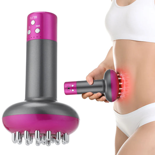 Masseur rechargeable pour modelage du corps, chauffage, grattage des méridiens, régime de détoxification lymphatique, brûleur de graisse